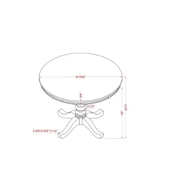 Kennegad Round Dining Table White - HOMES: Inside + Out 13 Kennegad Round Dining Table White - HOMES: Inside + Out -HOMES: Inside + Out Store GUEST 626801c8 6db8 429f 80c6 020505e95d12