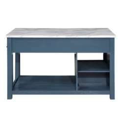 Fredricke Extendable Kitchen Island With Faux Marble - HOMES: Inside + Out -HOMES: Inside + Out Store GUEST 683922b7 a4c3 4ac9 aaaf 92291b01dfa9
