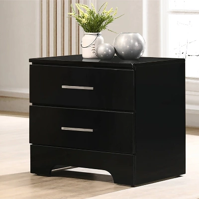 Spyna 2 Drawers Nightstand - HOMES: Inside + Out 5 Spyna 2 Drawers Nightstand - HOMES: Inside + Out - Image 5