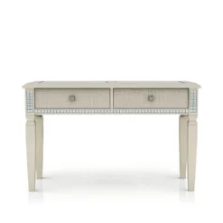 Riverbank Sofa Table With Tempered Glass Silver - HOMES: Inside + Out 6 Riverbank Sofa Table With Tempered Glass Silver - HOMES: Inside + Out -HOMES: Inside + Out Store GUEST 69107381 54e8 4ba9 a300 f57e44ad87d8