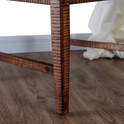 Set Of 2 Edinburgh Upholstered Dining Chairs Light Walnut - HOMES: Inside + Out 2 Set Of 2 Edinburgh Upholstered Dining Chairs Light Walnut - HOMES: Inside + Out - Image 2