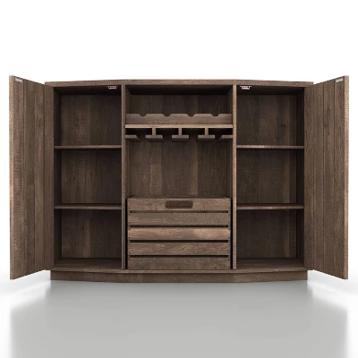 Candy Plank Inspired Dining Buffet With Removable Crate Reclaimed Oak - HOMES: Inside + Out 4 Candy Plank Inspired Dining Buffet With Removable Crate Reclaimed Oak - HOMES: Inside + Out - Image 4