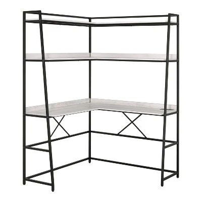 Clydebank Corner Desk With Bookcase And USB Plug - HOMES: Inside + Out 6 Clydebank Corner Desk With Bookcase And USB Plug - HOMES: Inside + Out - Image 6