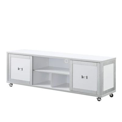 Pierre TV Stand For TVs Up To 60" Winter White - HOMES: Inside + Out 2 Pierre TV Stand For TVs Up To 60" Winter White - HOMES: Inside + Out - Image 2