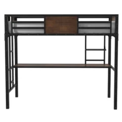 Twin Navii Industrial Loft Bed Black - HOMES: Inside + Out -HOMES: Inside + Out Store GUEST 72ff3fd0 c16a 4fa9 a931 60900160fcc9