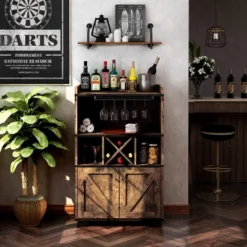 Lamage Wine Cabinet Buffet With Wine Rack - HOMES: Inside + Out 11 Lamage Wine Cabinet Buffet With Wine Rack - HOMES: Inside + Out -HOMES: Inside + Out Store GUEST 78200755 986d 44e5 9e44 96daebd2c8d2