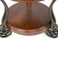 Telmin Traditional Side Table Brown Cherry - HOMES: Inside + Out -HOMES: Inside + Out Store GUEST 7bcb458f 005a 46b2 97b7 21b8c03a8e28