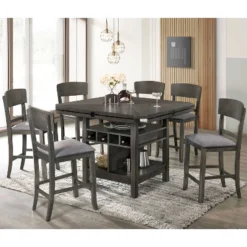 60" Summerland Round Counter Height Dining Table - HOMES: Inside + Out -HOMES: Inside + Out Store GUEST 7d42020c 59f8 4653 b74f eb821832a62b