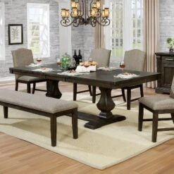 94" Lemieux Extendable Dining Table Brown - HOMES: Inside + Out -HOMES: Inside + Out Store GUEST 7dbfe7f4 f479 41c1 b187 f724bbced2ac