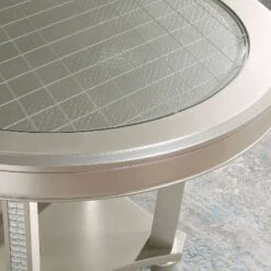 47" Jenra Round Dining Table Champagne - HOMES: Inside + Out 6 47" Jenra Round Dining Table Champagne - HOMES: Inside + Out -HOMES: Inside + Out Store GUEST 7dda6672 70b4 4c62 b665 762585ed3572