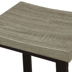 5pc Kaystone Curved Seats Counter Dining Table Set Gray/Black - HOMES: Inside + Out -HOMES: Inside + Out Store GUEST 7f7934a3 357b 4abe 9611 0a3e6c1df687