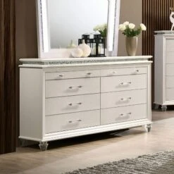 2pc Granite Nightstand And Dresser Set Pearl White - HOMES: Inside + Out 11 2pc Granite Nightstand And Dresser Set Pearl White - HOMES: Inside + Out -HOMES: Inside + Out Store GUEST 819b43be 4bc7 43e1 9839 b21b06d49222