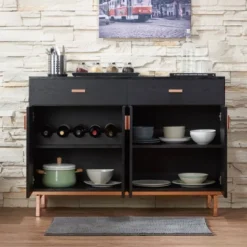 Lauten Contemporary 2 Drawer Buffet Server - HOMES: Inside + Out -HOMES: Inside + Out Store GUEST 81deaf9f 9081 4bdd 81c8 3a6a3fc48030