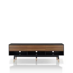 Vanore Mid-Century 3 Drawer TV Stand For TVs Up To 80" Black - HOMES: Inside + Out 11 Vanore Mid-Century 3 Drawer TV Stand For TVs Up To 80" Black - HOMES: Inside + Out -HOMES: Inside + Out Store GUEST 8470dc47 811d 408d abd5 f414acdab28d