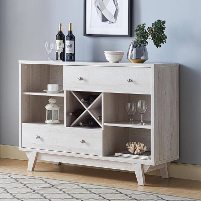 Abrama 2 Drawer Buffet White Oak - HOMES: Inside + Out 1 Abrama 2 Drawer Buffet White Oak - HOMES: Inside + Out