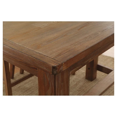 Eliza Rustic Counter Height Table Natural - HOMES: Inside + Out 2 Eliza Rustic Counter Height Table Natural - HOMES: Inside + Out - Image 2