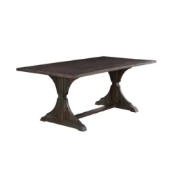 5pc Strasbourg Rustic Dining Table Set Antique Black - HOMES: Inside + Out -HOMES: Inside + Out Store GUEST 87522ccc 1b6f 44ce 95f9 a62dd304e864