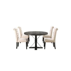 5pc Hedgeburn Round Dining Set - HOMES: Inside + Out -HOMES: Inside + Out Store GUEST 8b52b2df 037e 4aad af7c 5aa6de8c10a4