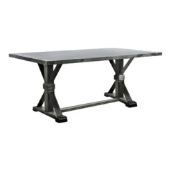 6pc Hepburn Dining Set Antique Black/Light Gray - HOMES: Inside + Out -HOMES: Inside + Out Store GUEST 8ca2507b ba2b 4cc8 b104 0d0eb9637417