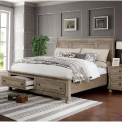 2pc Queen Earl Bedroom Set With Nightstand Gray - HOMES: Inside + Out -HOMES: Inside + Out Store GUEST 8e383537 527e 41f2 b164 3961cfbaf09a