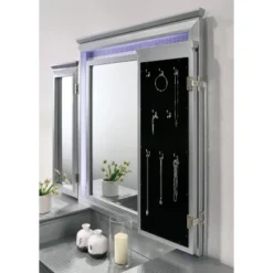 2pc Mallery Vanity Set With Stool Silver - HOMES: Inside + Out 15 2pc Mallery Vanity Set With Stool Silver - HOMES: Inside + Out -HOMES: Inside + Out Store GUEST 8ec80d47 fcb8 4f5b 8428 c6776d1a52e4