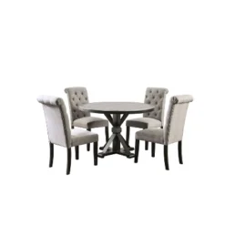 5pc Hedgeburn Round Dining Set - HOMES: Inside + Out -HOMES: Inside + Out Store GUEST 92186673 4513 4dec 8aec f6785cf68b49