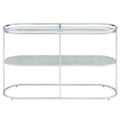 Yarmuth Glam 1 Shelf Sofa Table Chrome - HOMES: Inside + Out 8 Yarmuth Glam 1 Shelf Sofa Table Chrome - HOMES: Inside + Out -HOMES: Inside + Out Store GUEST 9250338a 2e77 4035 8888 23806314db8a