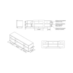 Dimanche TV Stand For TVs Up To 70" Dark Wenge - HOMES: Inside + Out -HOMES: Inside + Out Store GUEST 927b268c 9133 4bd8 a09f 7d1ce312df30