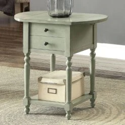 Amaxa Double Drawer Side Table - HOMES: Inside + Out