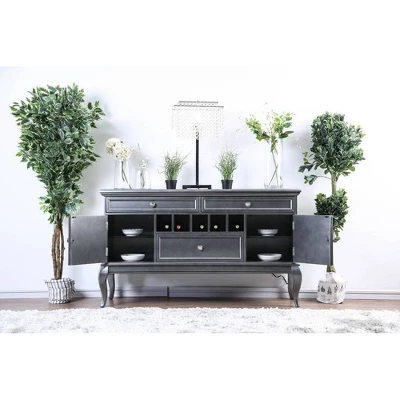 Maja Contemporary Buffet Server Dark Gray - HOMES: Inside + Out 1 Maja Contemporary Buffet Server Dark Gray - HOMES: Inside + Out