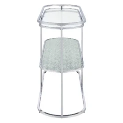 Javete Glam 1 Shelf Sofa Table Chrome - HOMES: Inside + Out -HOMES: Inside + Out Store GUEST 975d253b 338c 4bbc 8507 26286d8e20eb