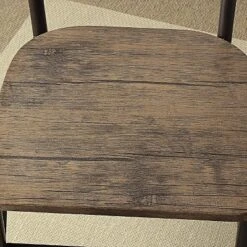 3pc Fairlands X Cross Back Dining Table Set Gray/Dark Bronze - HOMES: Inside + Out -HOMES: Inside + Out Store GUEST 9a816d7f 993f 4ed3 a3a1 5ca3ac36c51c