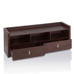 Flatcar Multi Functional Storage TV Stand For TVs Up To 65" Vintage Walnut - HOMES: Inside + Out -HOMES: Inside + Out Store GUEST 9c31d39d 4b5c 4211 8387 453e0d127611