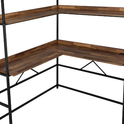 Clydebank Corner Desk With Bookcase And USB Plug - HOMES: Inside + Out 2 Clydebank Corner Desk With Bookcase And USB Plug - HOMES: Inside + Out - Image 2