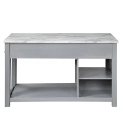 Fredricke Extendable Kitchen Island With Faux Marble - HOMES: Inside + Out -HOMES: Inside + Out Store GUEST 9db7155a 91e2 4eb3 98f7 5200d0d97576