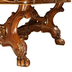 9pc Lion Claw Elegant Carved Extendable Dining Table Set Wood/Antique Oak - HOMES: Inside + Out 13 9pc Lion Claw Elegant Carved Extendable Dining Table Set Wood/Antique Oak - HOMES: Inside + Out -HOMES: Inside + Out Store GUEST 9e6439fa ac70 4a41 8214 3acc550d4eb5