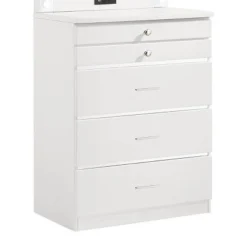 Garneta 5 Drawer Chest With Jewelry Drawers - HOMES: Inside + Out -HOMES: Inside + Out Store GUEST 9eb47c65 bf96 4e77 ab88 745af2d53a75