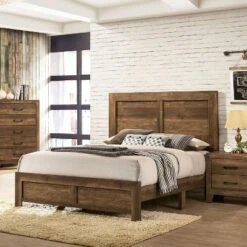 3pc Queen Quail Transitional Bedroom Set Rustic Light Walnut - HOMES: Inside + Out 12 3pc Queen Quail Transitional Bedroom Set Rustic Light Walnut - HOMES: Inside + Out -HOMES: Inside + Out Store GUEST a0c64946 fbf0 4f09 9eb0 ca24c56bfb82