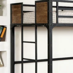 Twin Navii Industrial Loft Bed Black - HOMES: Inside + Out -HOMES: Inside + Out Store GUEST a0faa58c 1132 44ea 9017 8b4a02531222
