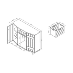 Candy Plank Inspired Dining Buffet With Removable Crate Reclaimed Oak - HOMES: Inside + Out 13 Candy Plank Inspired Dining Buffet With Removable Crate Reclaimed Oak - HOMES: Inside + Out -HOMES: Inside + Out Store GUEST a1995ca7 bb3b 488d ad86 1f0888512ac5 1