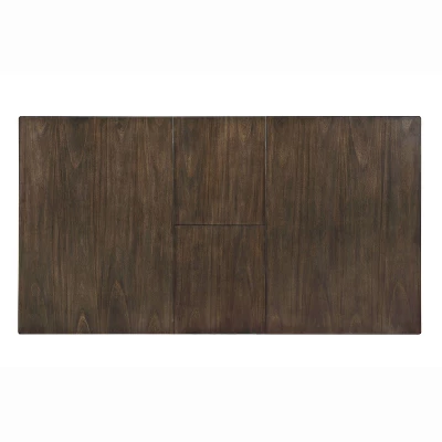 78" Redmond Butterfly Leaf Dining Table Weathered White/Dark Walnut - HOMES: Inside + Out 1 78" Redmond Butterfly Leaf Dining Table Weathered White/Dark Walnut - HOMES: Inside + Out