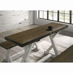 6pc Calton Farmhouse Dining Set With Bench Chestnut - HOMES: Inside + Out 8 6pc Calton Farmhouse Dining Set With Bench Chestnut - HOMES: Inside + Out -HOMES: Inside + Out Store GUEST a805a951 7eb8 46a0 8c7b 30c958a37ed4