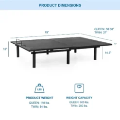 Serene Adjustable Back Support Bed Frame - HOMES: Inside + Out 14 Serene Adjustable Back Support Bed Frame - HOMES: Inside + Out -HOMES: Inside + Out Store GUEST a8a4178c 84f2 4198 b654 d7dd670ebdc5
