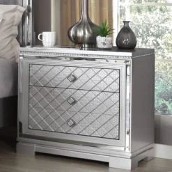 6pc Tenaya Bedroom Set Silver/Gray - HOMES: Inside + Out -HOMES: Inside + Out Store GUEST a96b115c d0b3 4410 b15c 7baf612f4ded