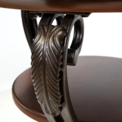 Telmin Traditional Side Table Brown Cherry - HOMES: Inside + Out -HOMES: Inside + Out Store GUEST ad142c0a 88fb 4b6d b6fc 29c6cb285211