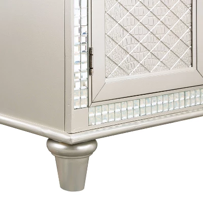 Jenra 2 Drawer Buffet Server Champagne - HOMES: Inside + Out 2 Jenra 2 Drawer Buffet Server Champagne - HOMES: Inside + Out - Image 2