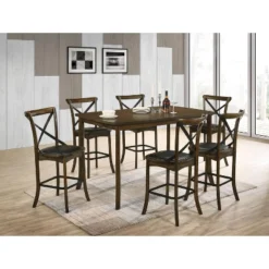 Somers Rectangular Counter Height Dining Table Oak - HOMES: Inside + Out -HOMES: Inside + Out Store GUEST af0f7f79 cf7c 4529 ae89 e66fd8f71d87