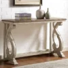 Myrtle Solid Wood Sofa Table Dark Oak - HOMES: Inside + Out
