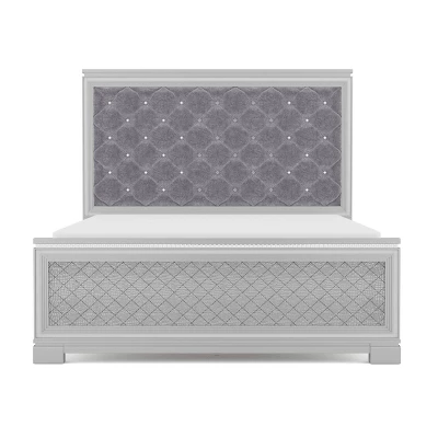 5pc Tenaya Bedroom Set Silver/Gray - HOMES: Inside + Out 13 5pc Tenaya Bedroom Set Silver/Gray - HOMES: Inside + Out - Image 13