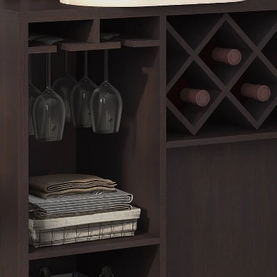 Harbinger Contemporary Multi Storage Buffet Cabinet Espresso - HOMES: Inside + Out 6 Harbinger Contemporary Multi Storage Buffet Cabinet Espresso - HOMES: Inside + Out - Image 6